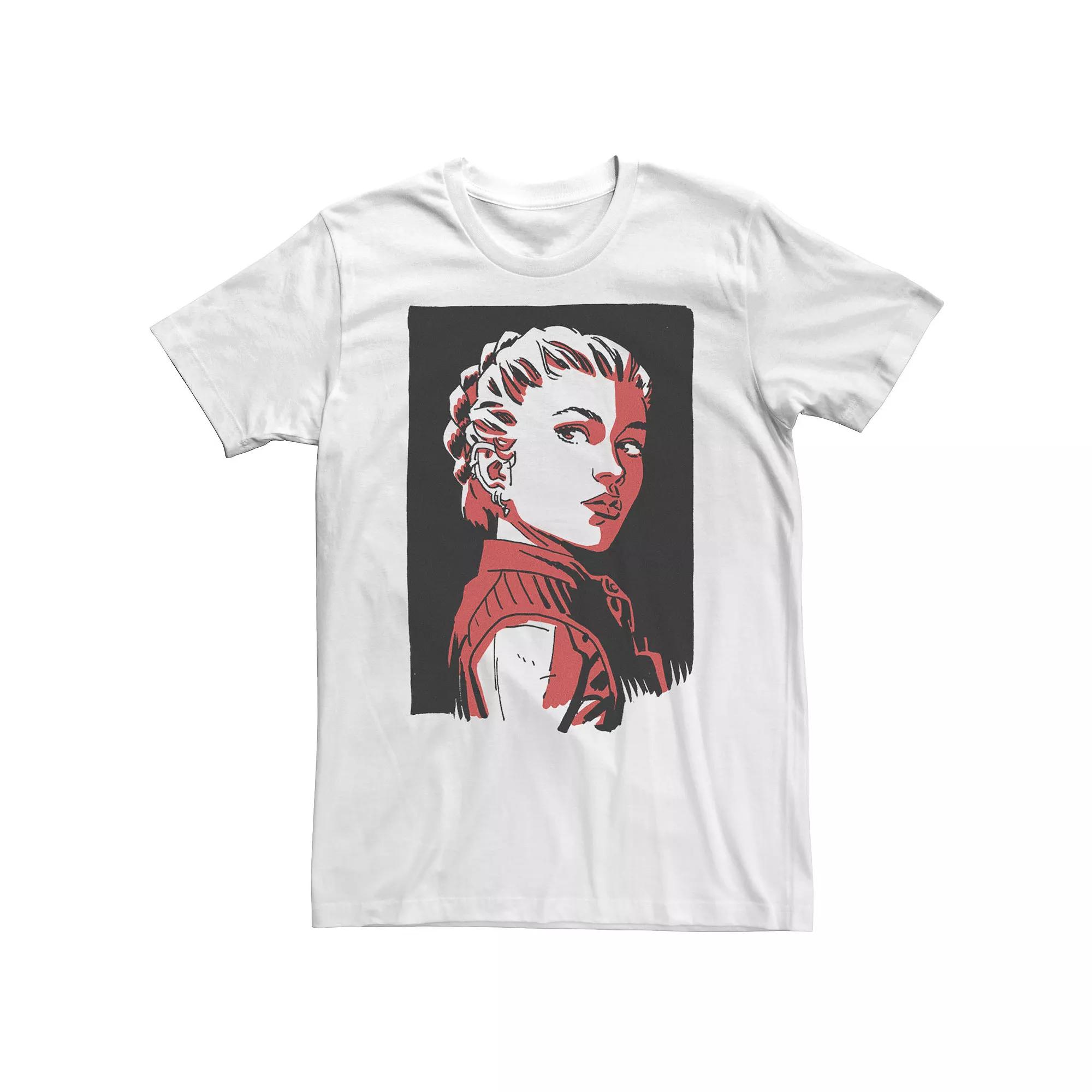 Big & Tall Marvel Black Widow Yelena Belova Red Hue Portrait Tee, Men's,  Product Image