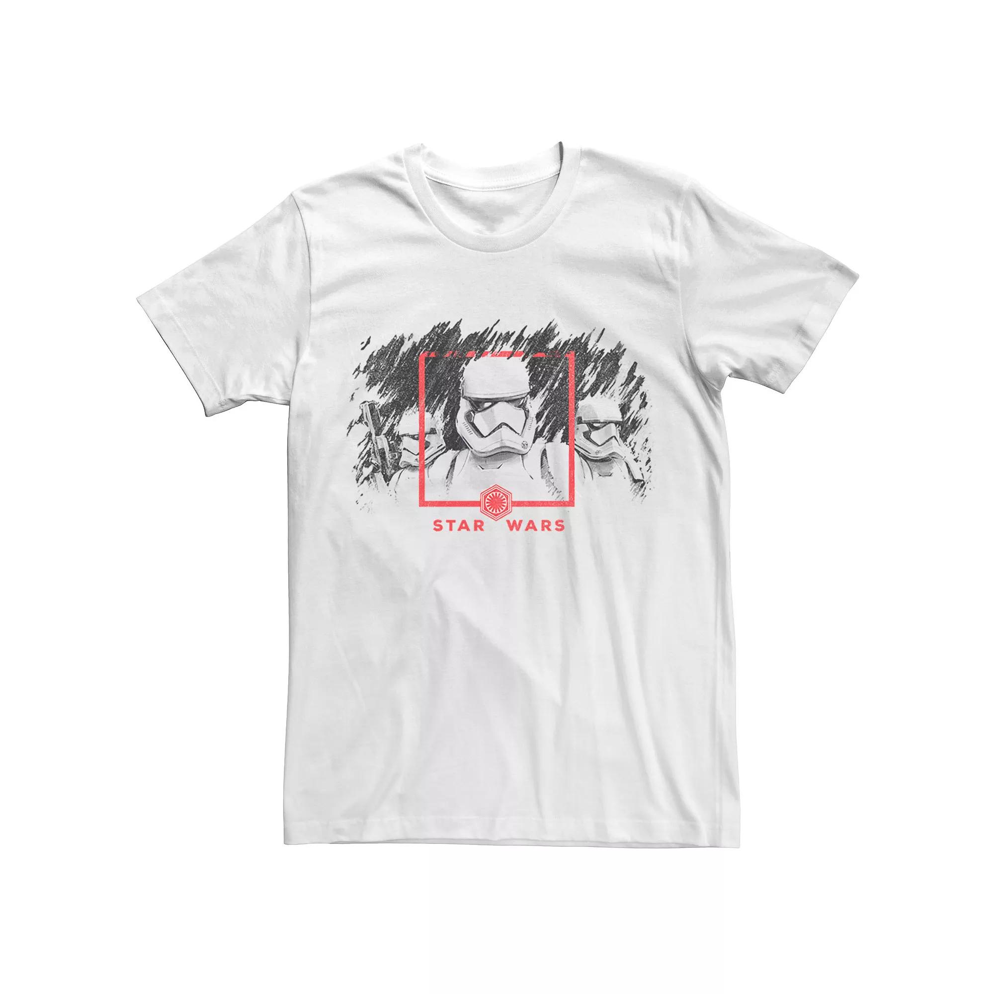 Men's Star Wars The Rise of Skywalker Stormtrooper Smudge Tee,  Product Image