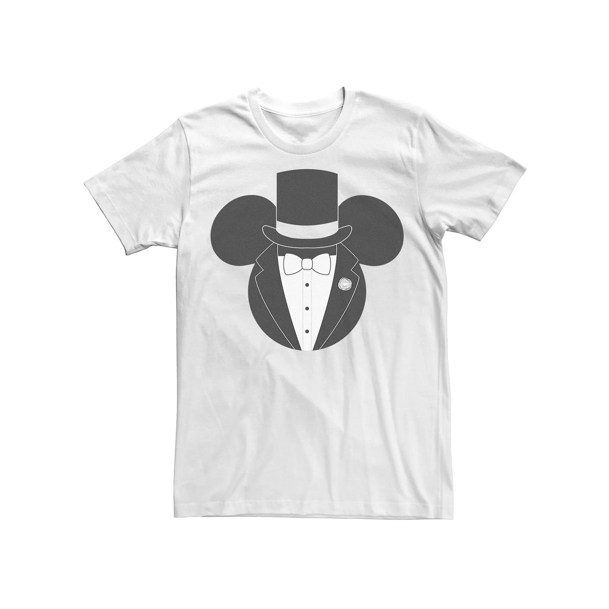 Disney's Mickey Mouse Tuxedo Head Portrait Men's Tee,  Product Image