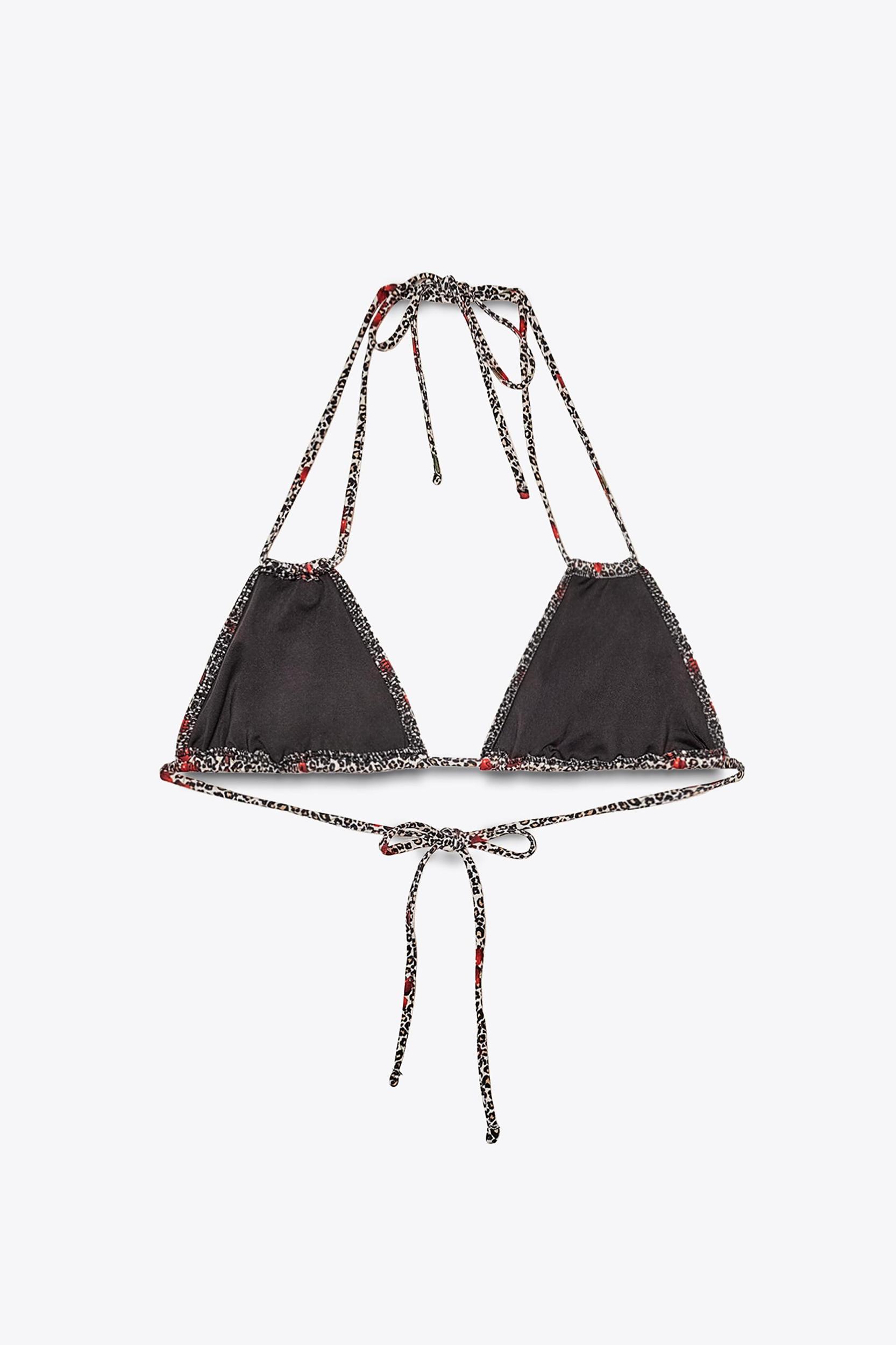 CHERRY ANIMAL PRINT BIKINI BOTTOMS Product Image