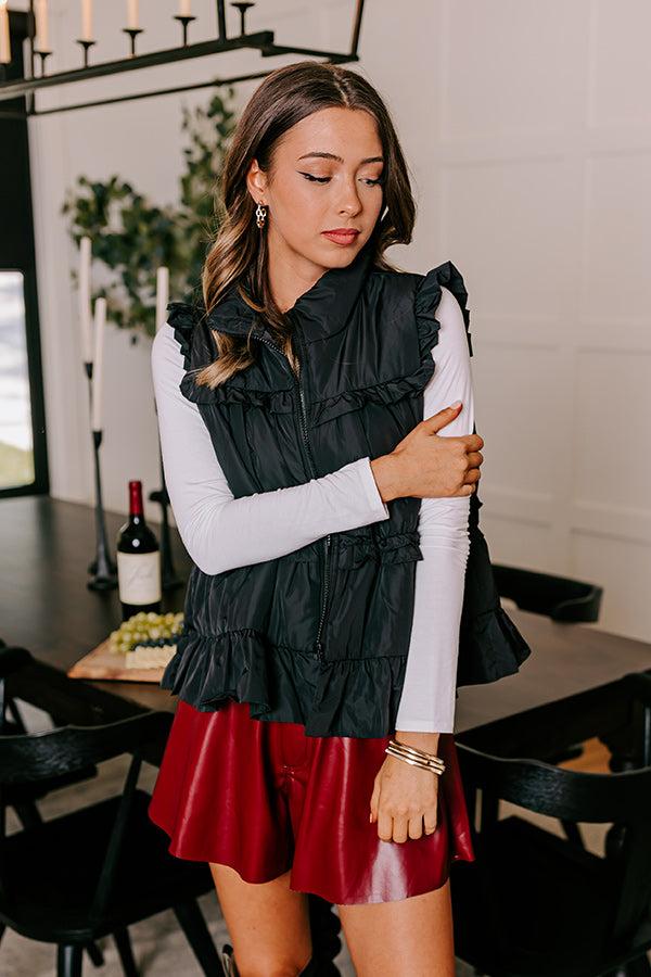 Chalet Charm Puffer Vest Product Image