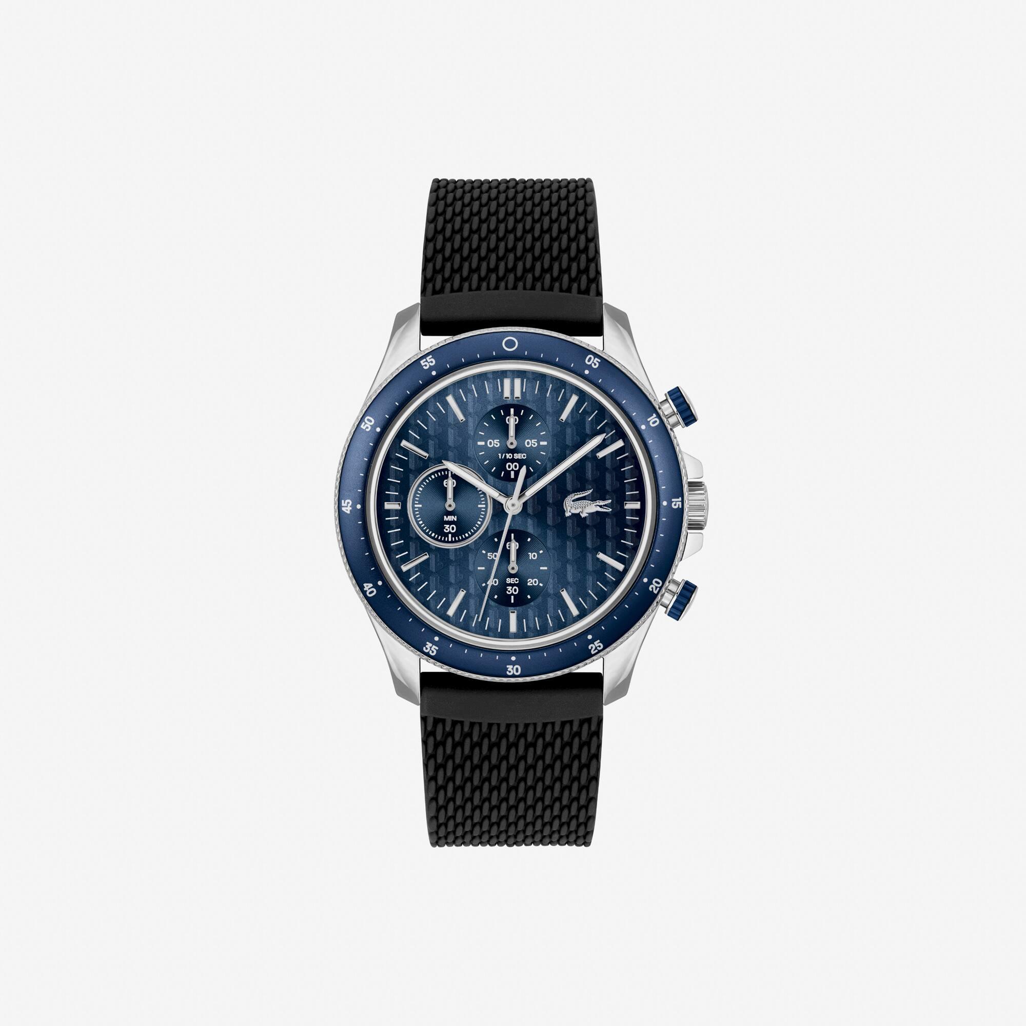 Neoheritage Chrono Watch Black Silicone Product Image