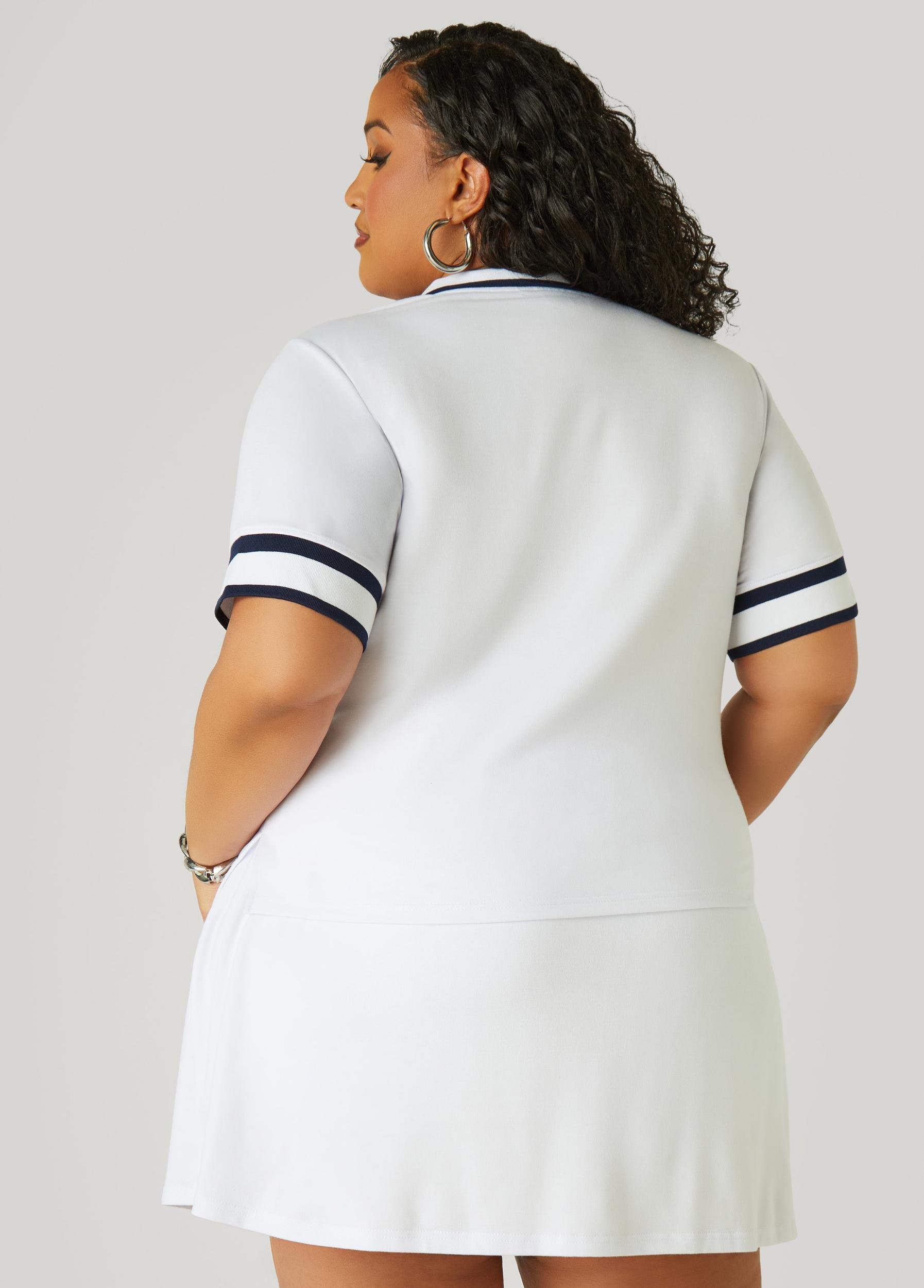 Zip Front Polo Shirt Product Image