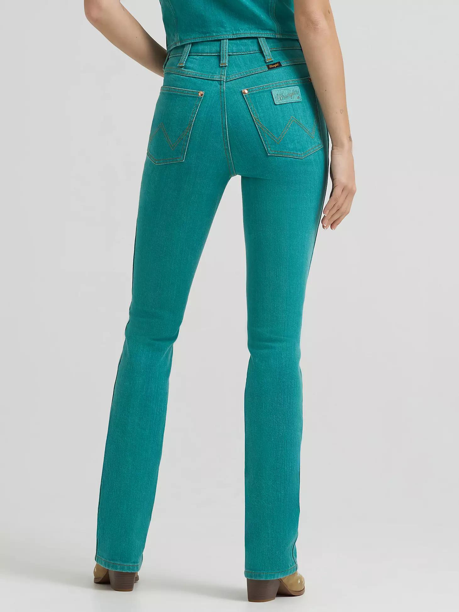 Lainey Wilson x Wrangler Turquoise Boot Huggers | Women's JEANS | Wrangler® Product Image