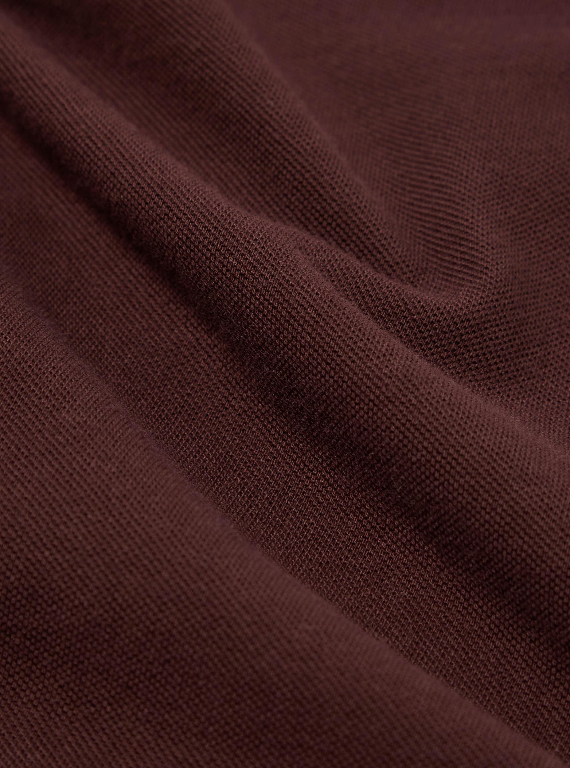 Rich Brown Piquet Vacation Polo Product Image