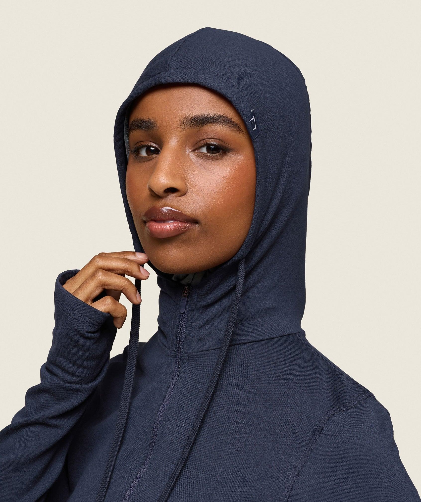 GS x Leana Deeb Hooded Midi Top Product Image