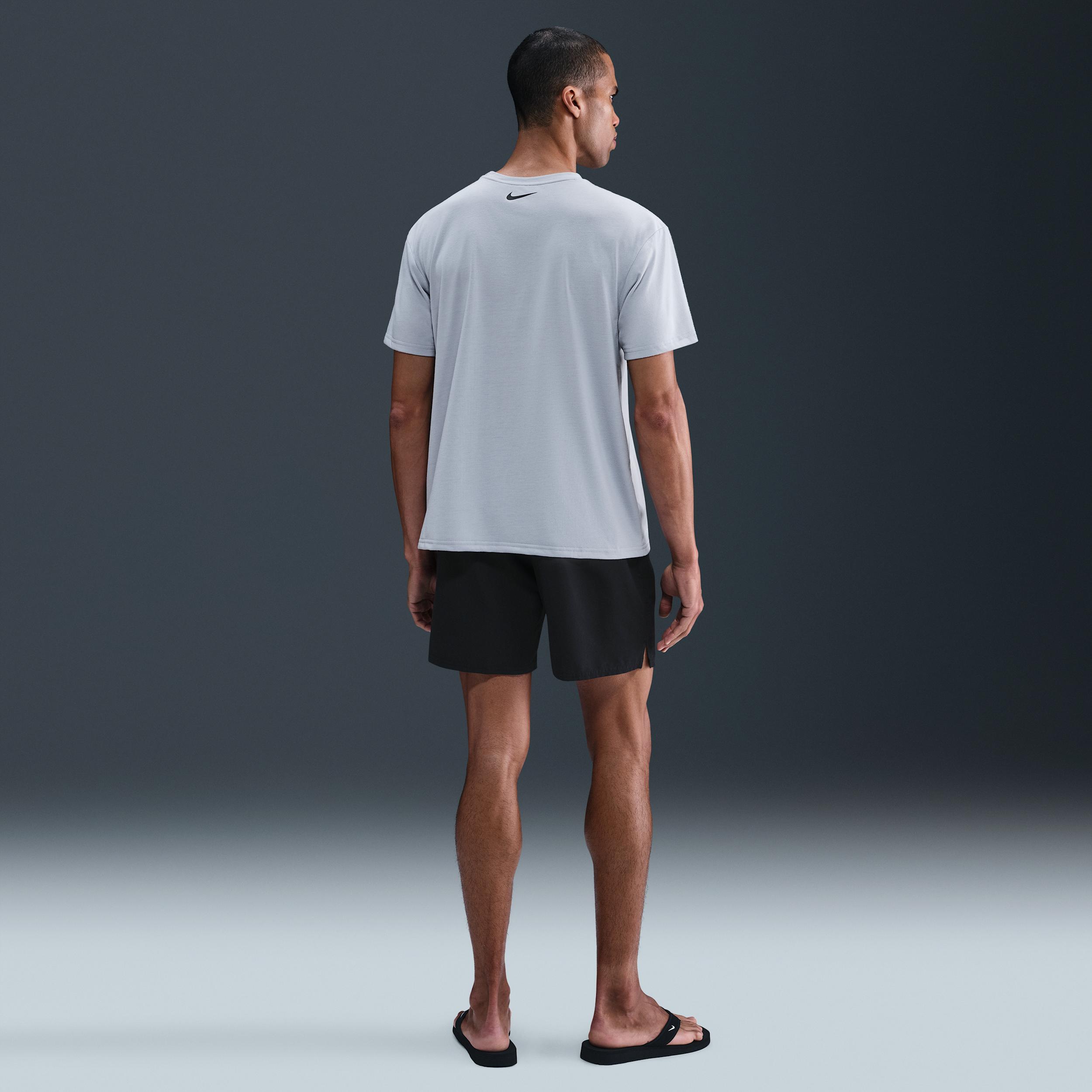 Nike Mens Swim Swoosh Hydroguard Short-Sleeve Top | NESSF524-054 Product Image