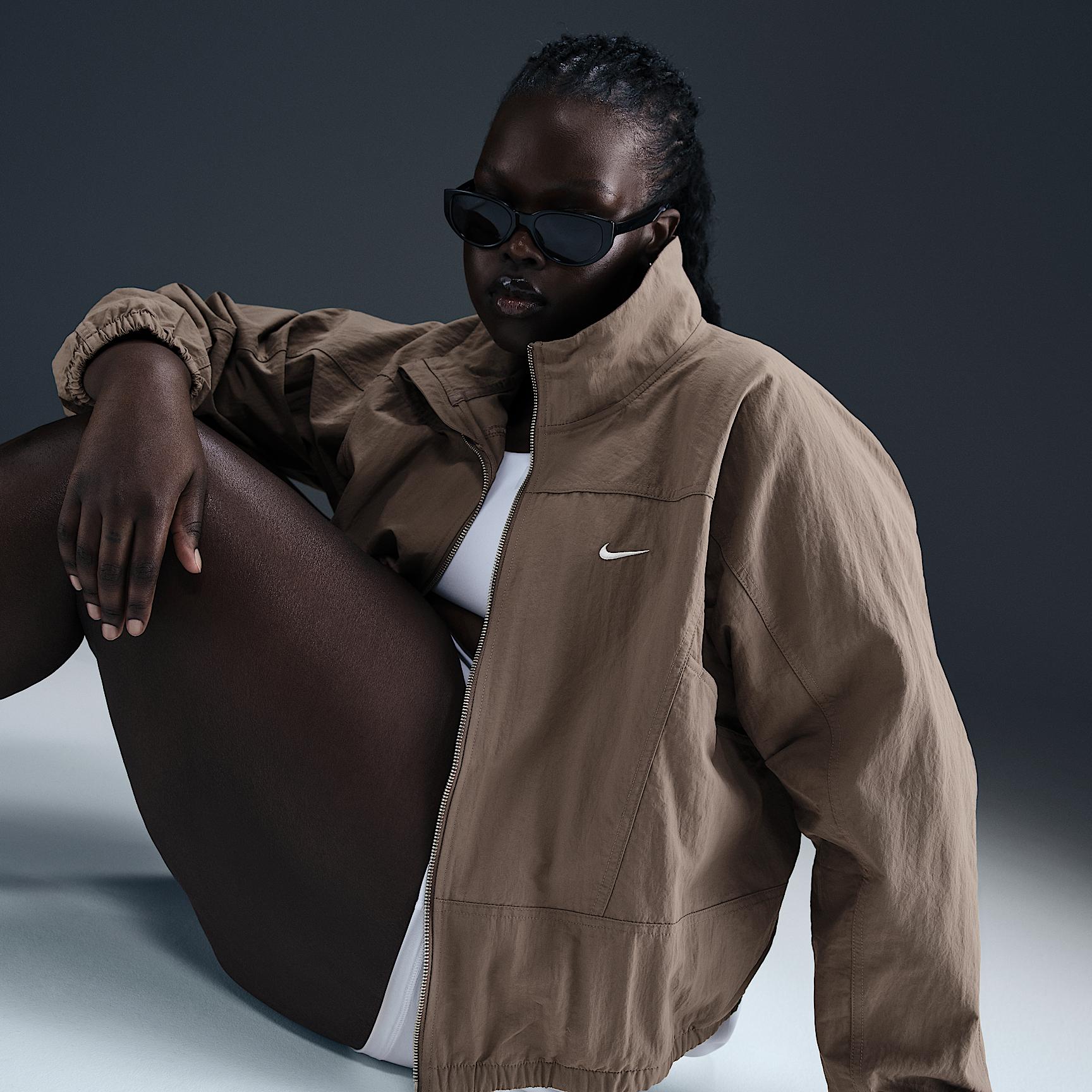 Womens Nike Sportswear Everything Wovens Oversized Repel UV Protection Jacket | HJ0999-010 Product Image