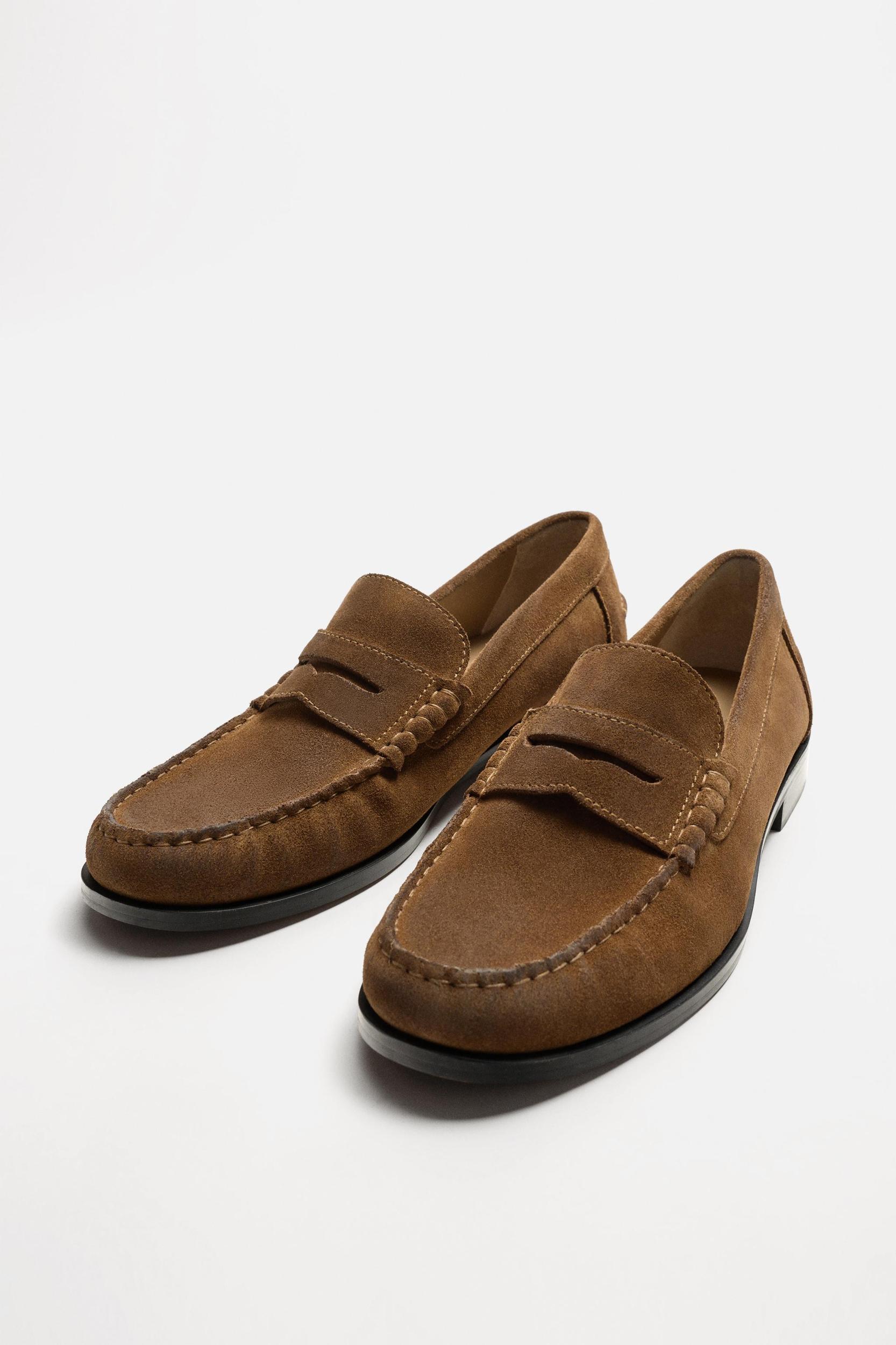 LEATHER SADDLE LOAFERS LIMITED EDITION Product Image
