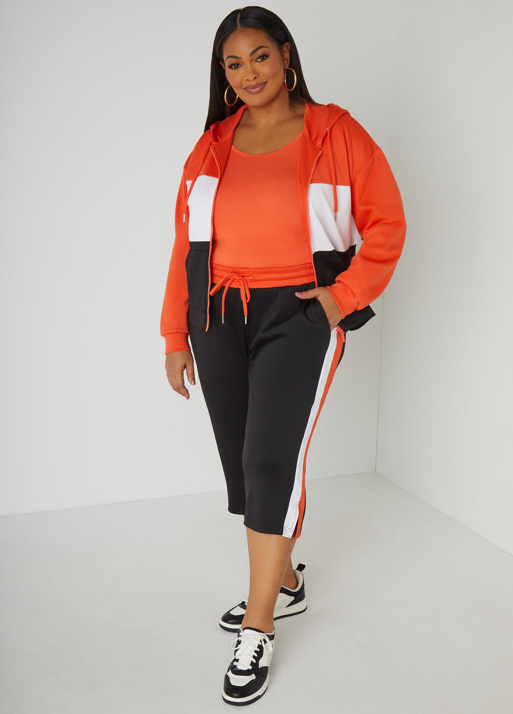 Cuffed Pinstriped Denim Shorts Product Image