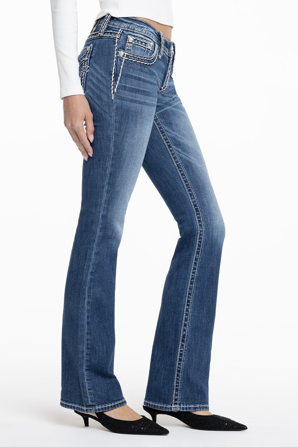 Cleo Stitched Bootcut Jeans Product Image