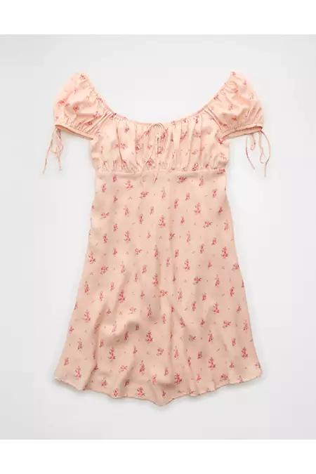 AE Cap Sleeve Floral Mini Dress Product Image