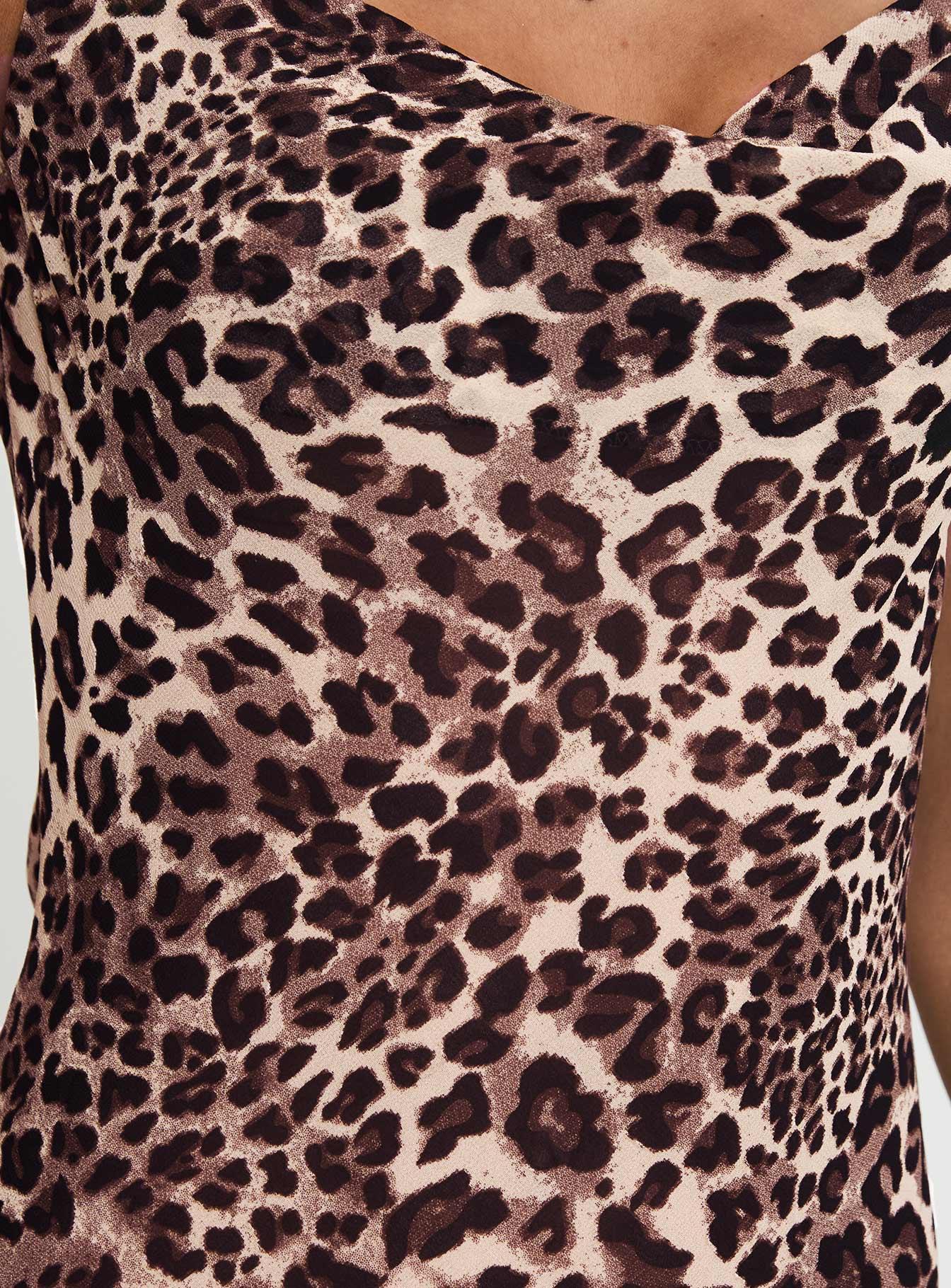 Paolina Maxi Dress Leopard Product Image