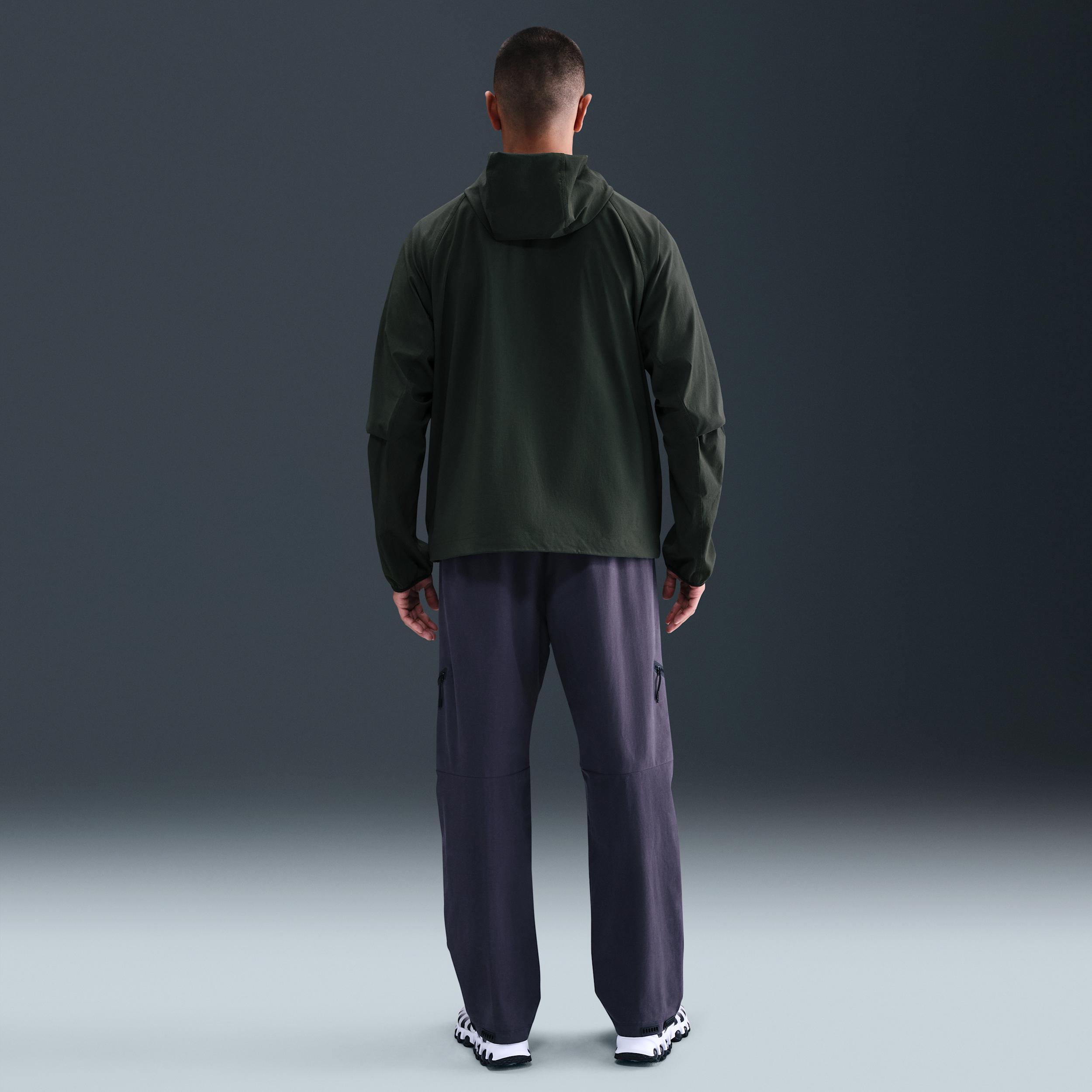 Chelsea FC Tech Windrunner Nike Mens Soccer Woven Full-Zip Jacket | IB0191-346 Product Image