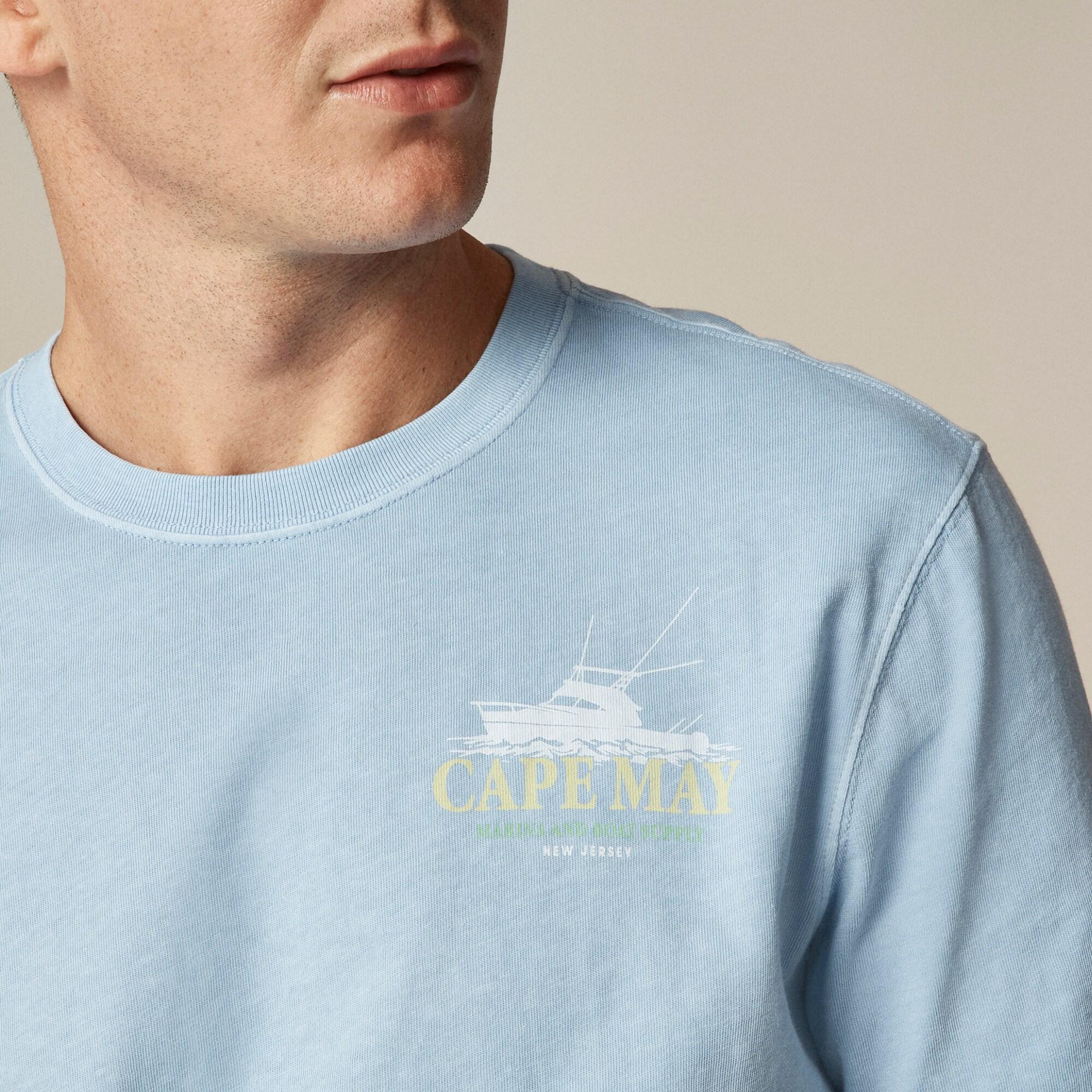 Vintage-wash cotton graphic T-shirt Product Image