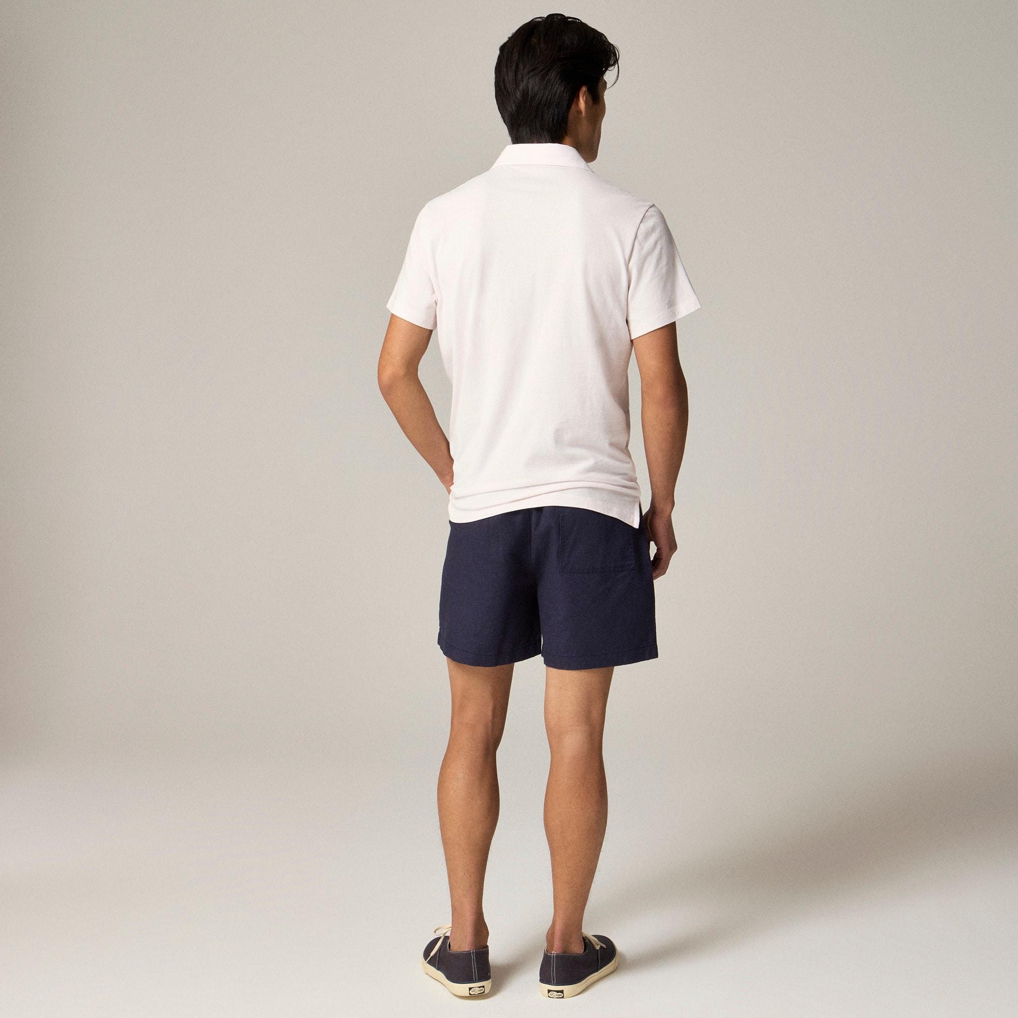 Sueded cotton polo shirt Product Image