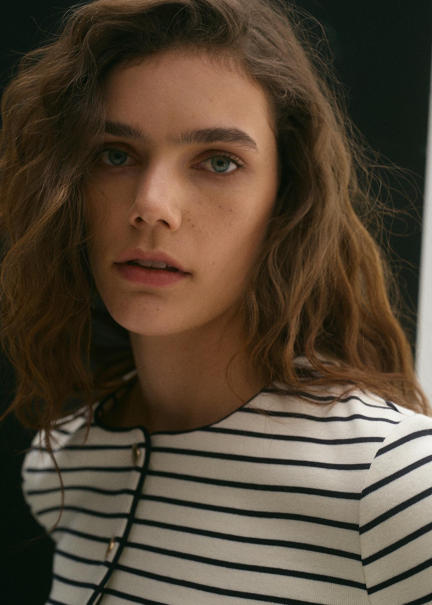 Stripped knit cardigan - Women | MANGO USA Product Image