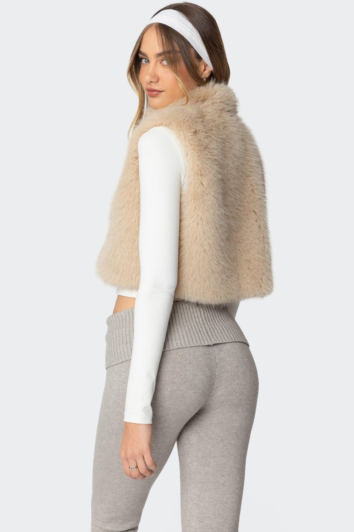 Cassandra Faux Fur Vest Product Image