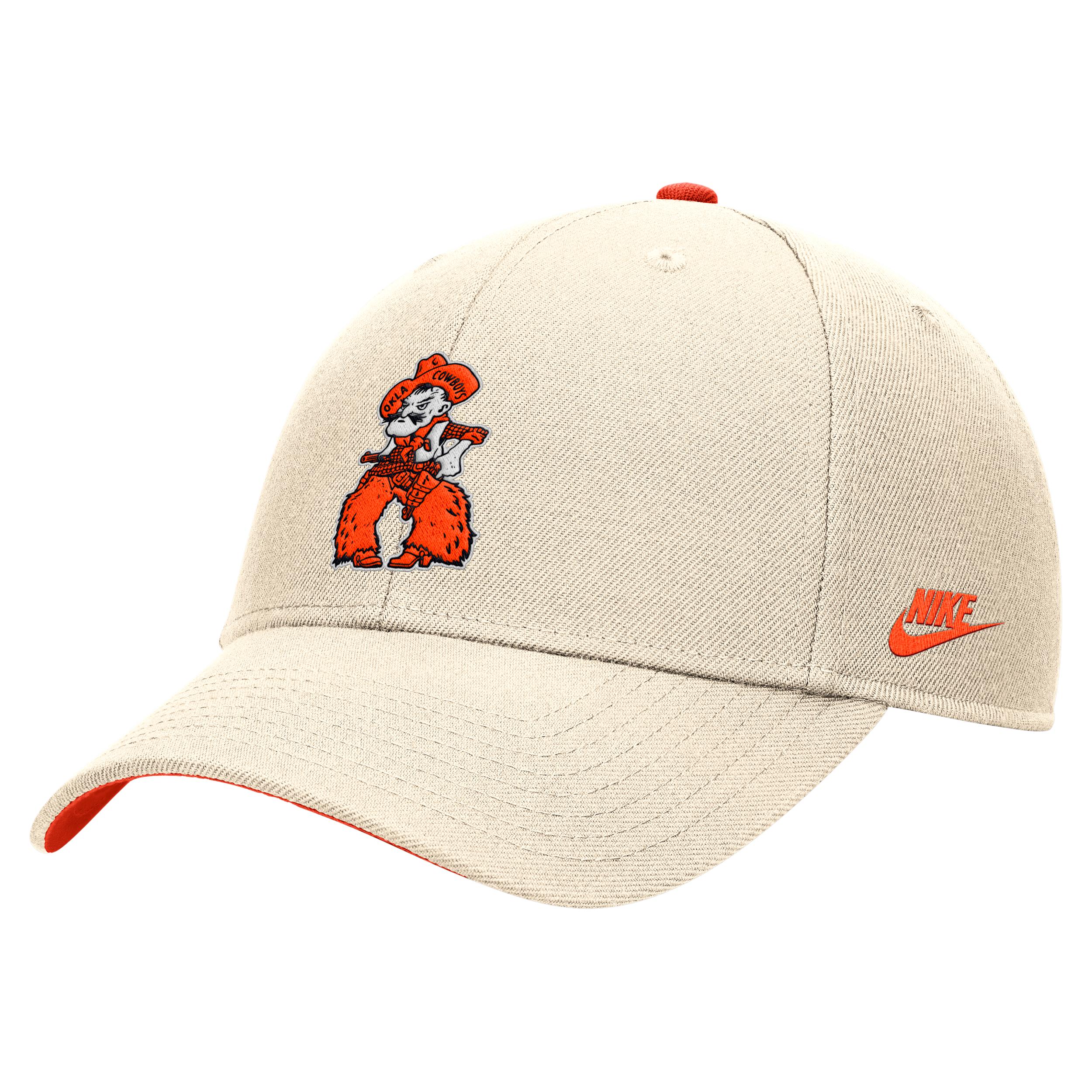 Oklahoma State Rise Nike Unisex College Adjustable Cap | C11528OKST-NAT Product Image
