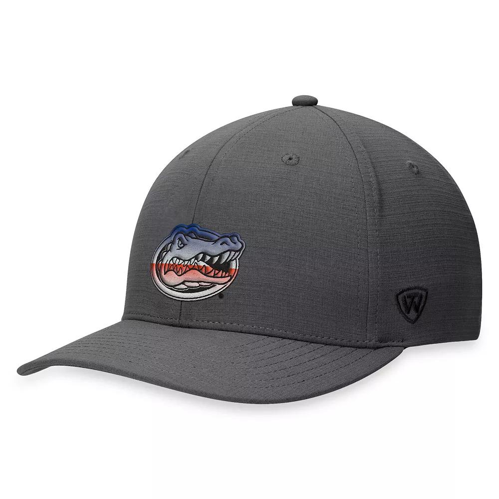 Men's Top of the World Gray Florida Gators Iron Flex Hat,  Product Image