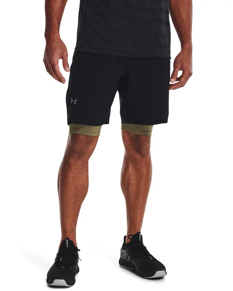 Under Armour Mens Under Armour Vanish Woven Shorts - Mens Grey/Black Product Image
