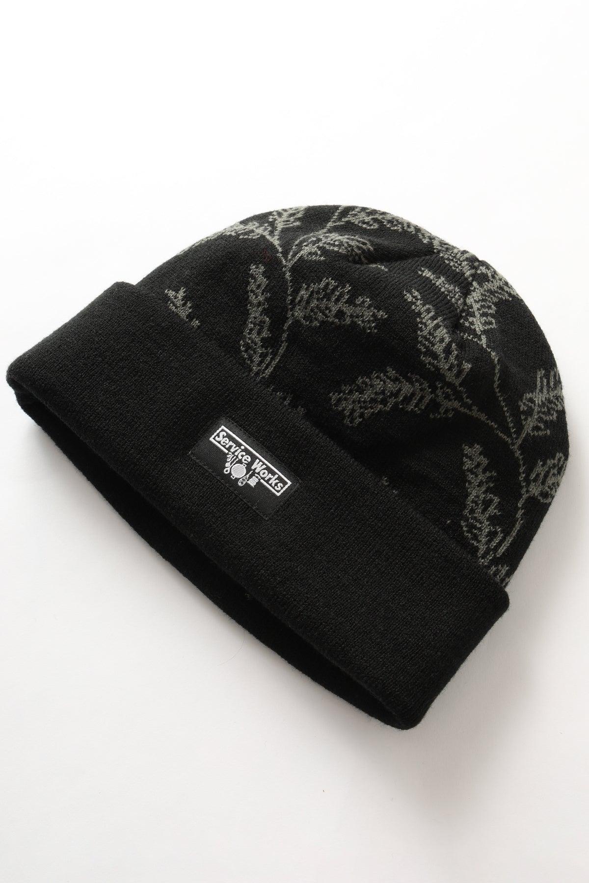 Olive Branch Beanie - Black Product Image