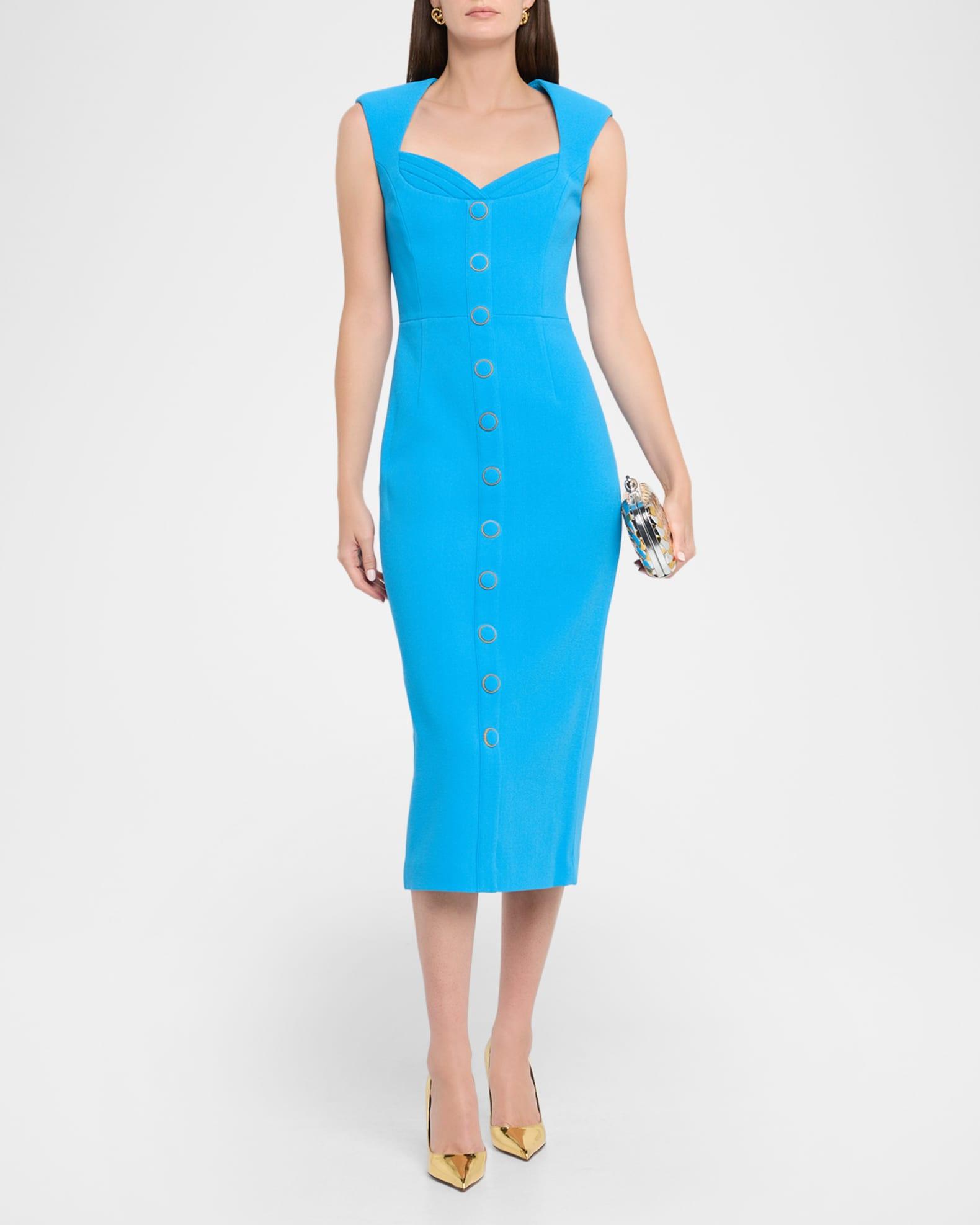 Skyla Sleeveless Bodycon Midi Dress Product Image