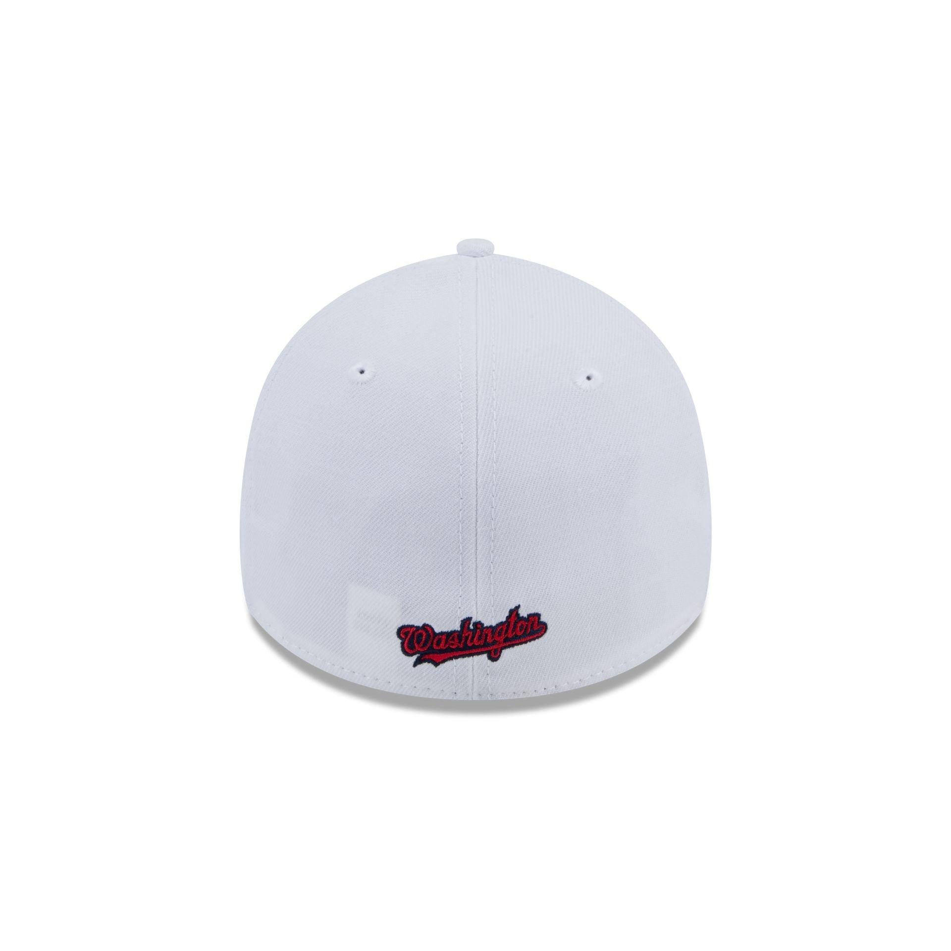 Washington Nationals Optic White 39THIRTY Stretch Fit Hat Male Product Image