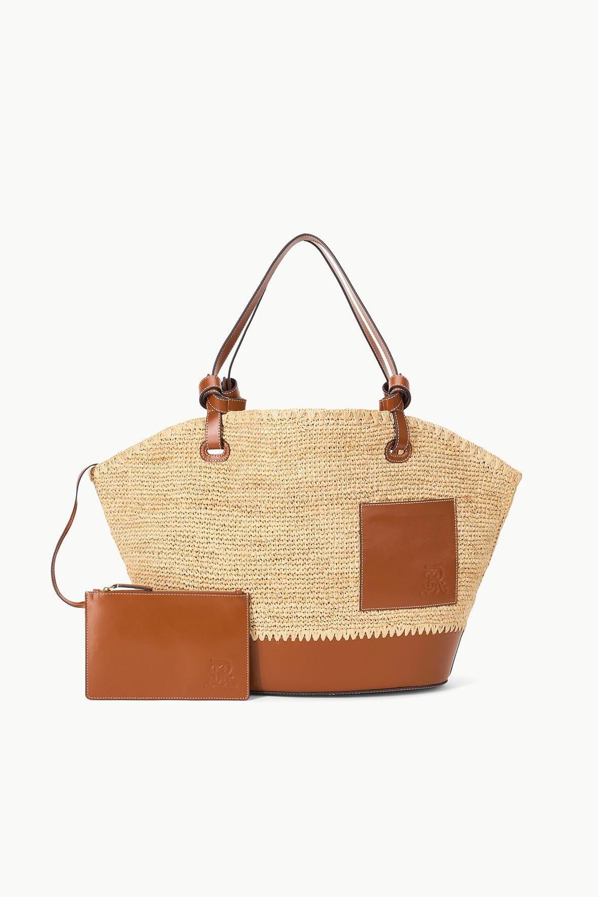 ST. REGIS SQUILLO RAFFIA TOTE | NATURAL TAN Product Image