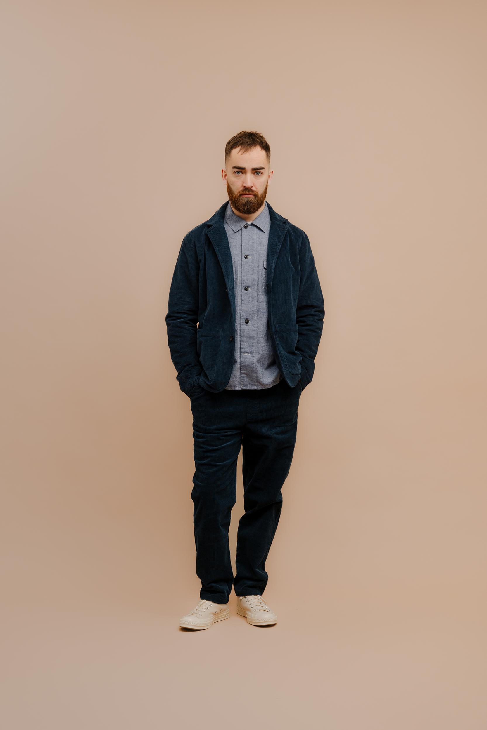 Corduroy Casual Blazer Product Image