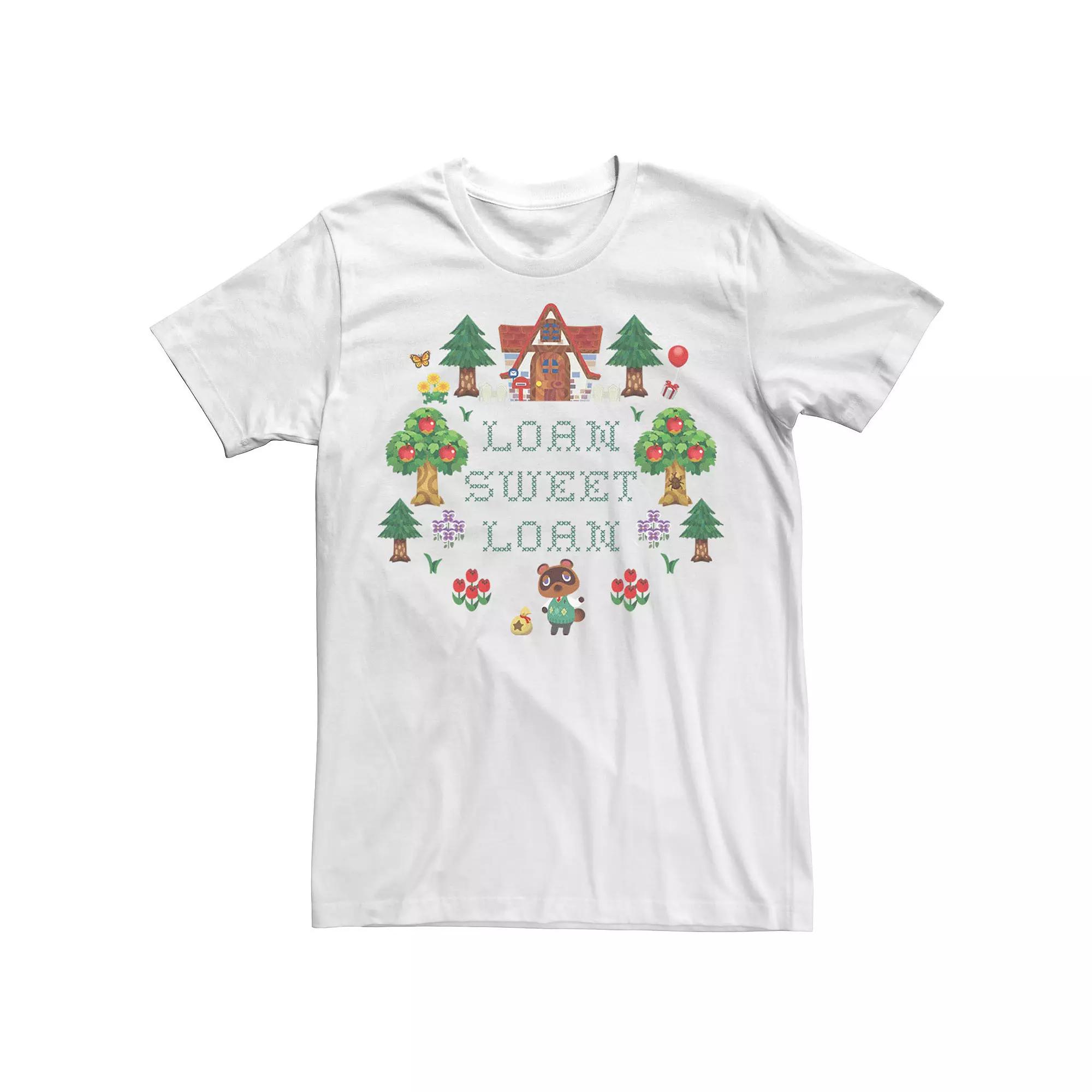Men's Animal Crossing Loan Sweet Loan Tee,  Product Image