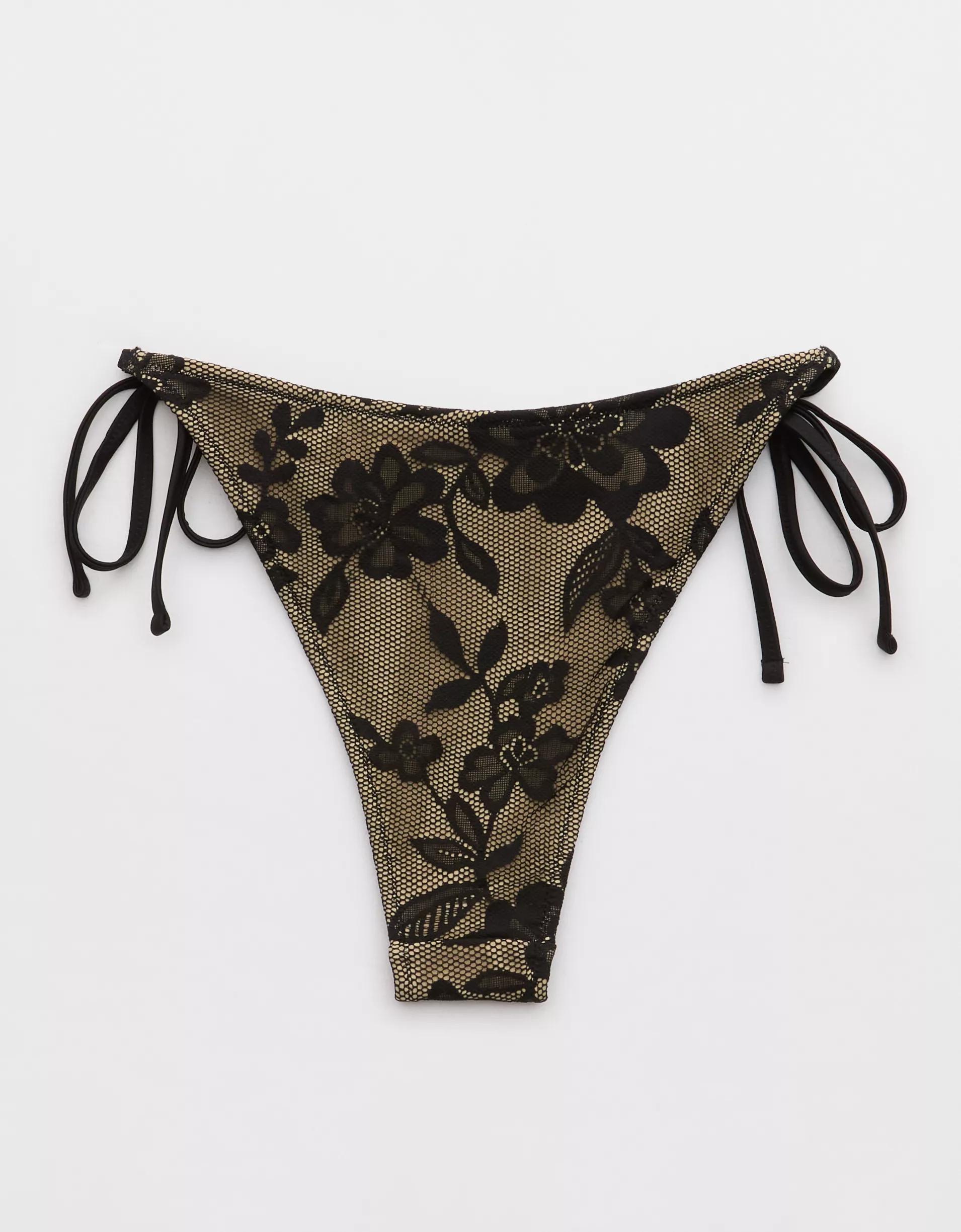 Aerie The Sunbun Lace Bikini Bottom Product Image