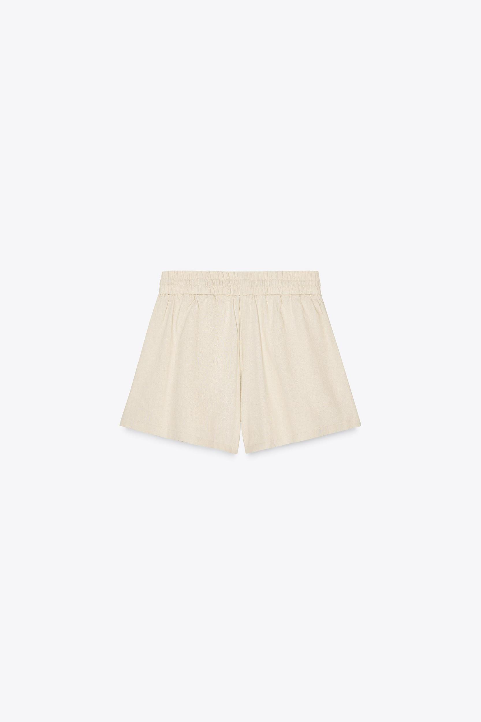 LINEN BOXER SHORTS Product Image