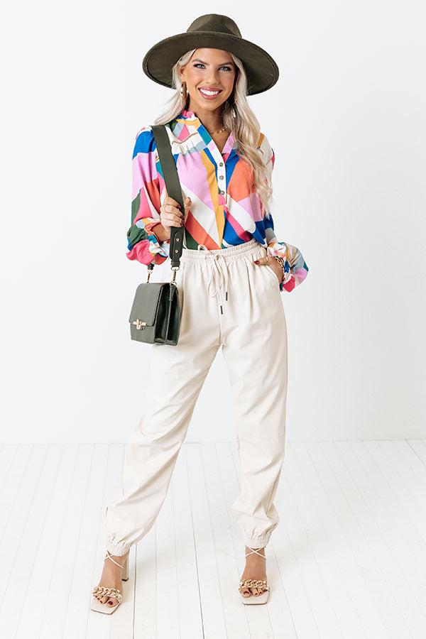 Day Cafe Shift Top In Pink Product Image