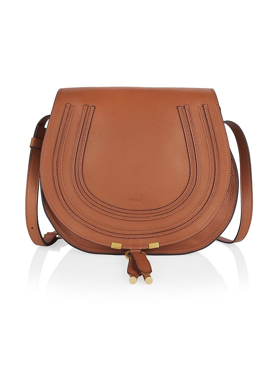 Marcie Medium Crossbody Bag in Grained Leather Product Image