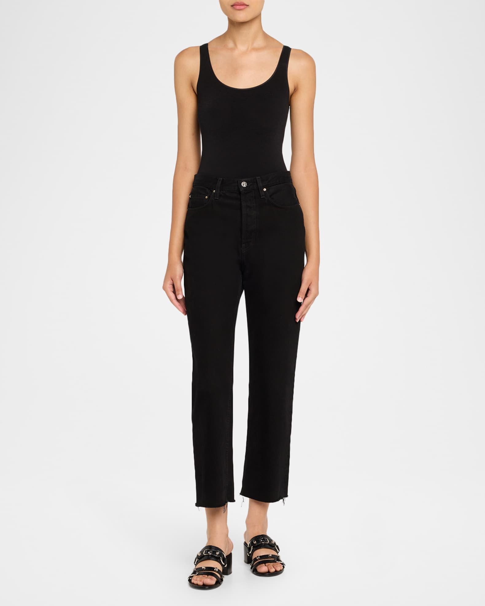 City Leather Block-Heel Sandals Product Image