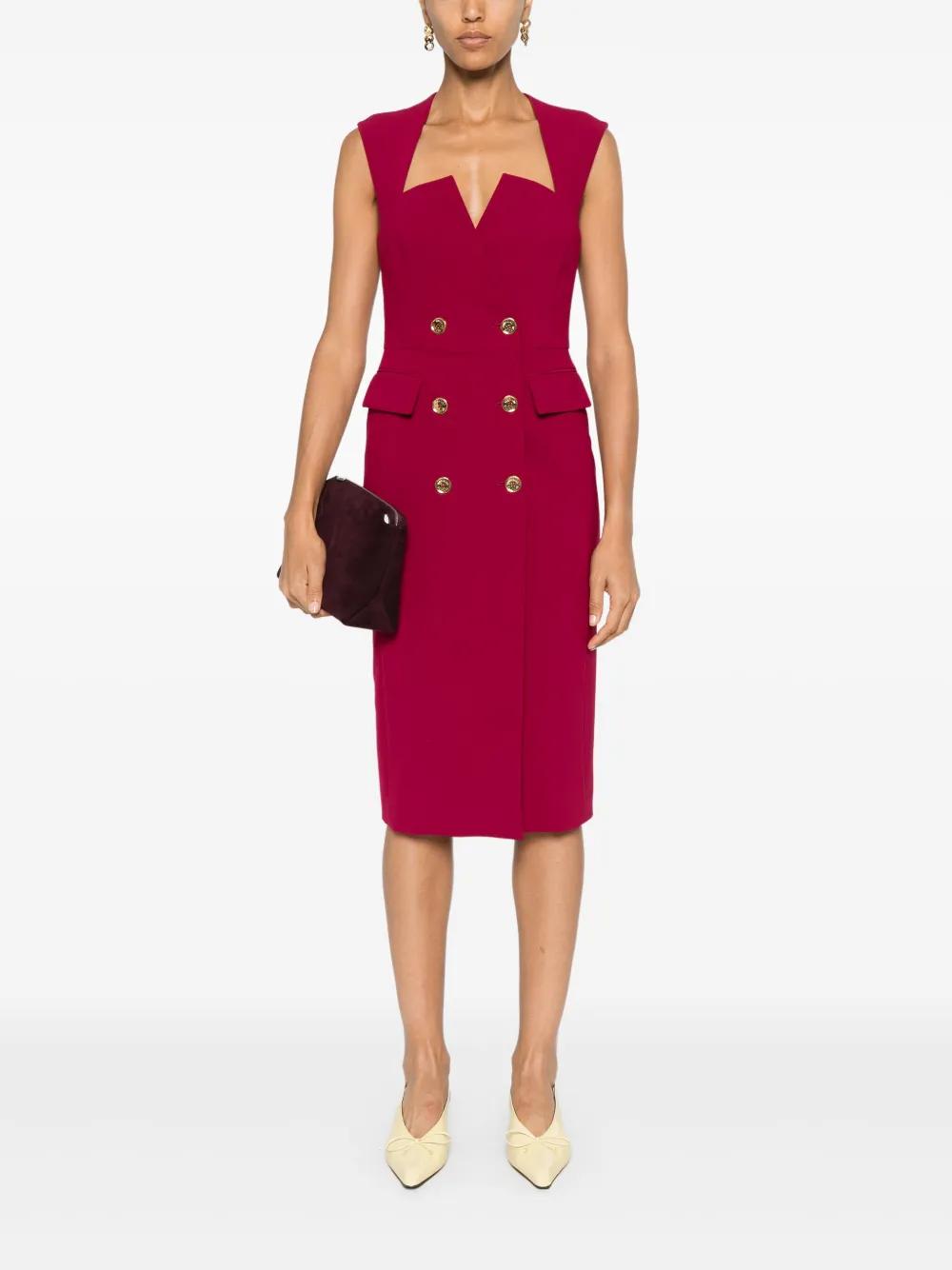double-breasted midi dress  Product Image