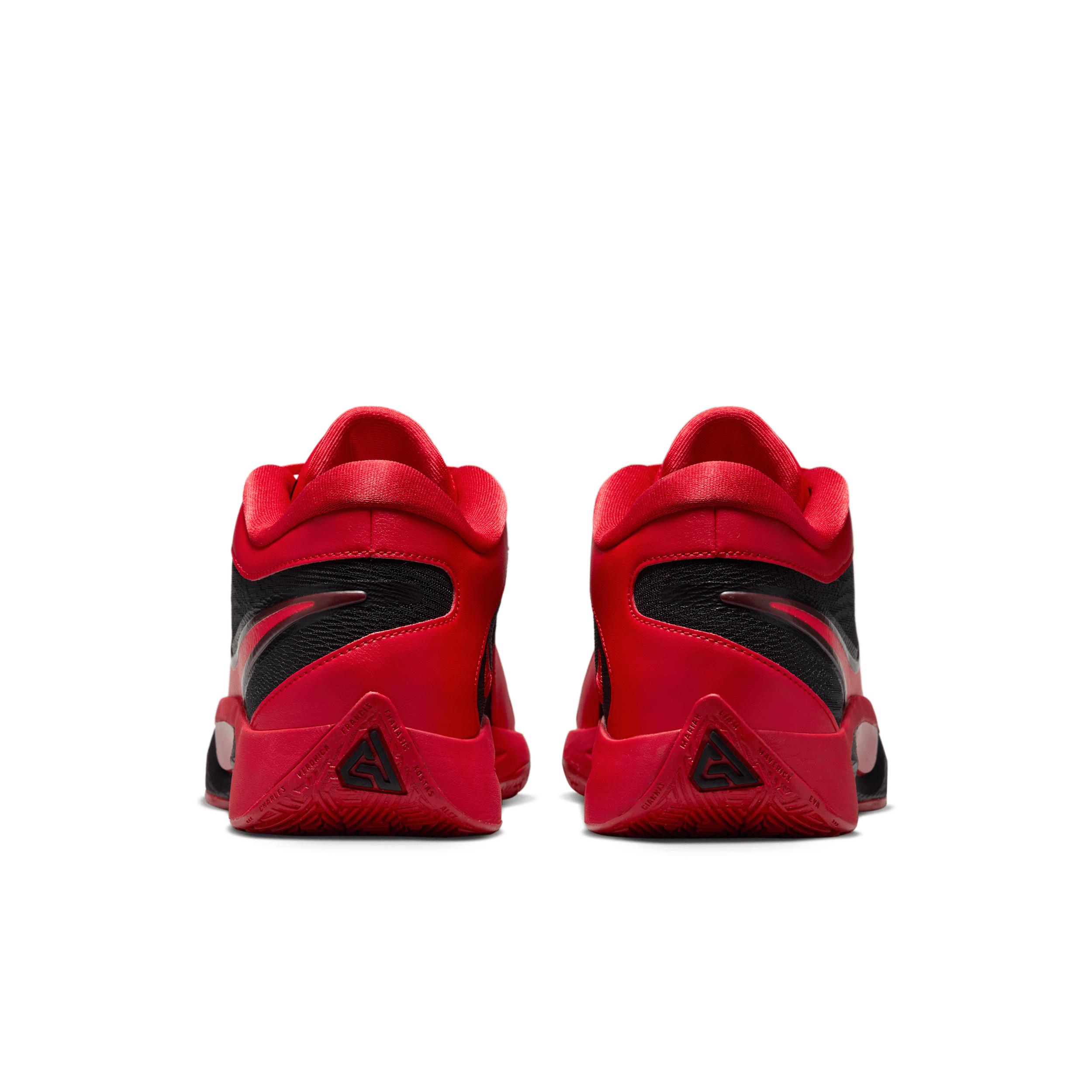 Nike Mens Giannis Antetokounmpo Nike Giannis Freak 6 Enforcer - Mens Basketball Shoes Black/University Red/Black Product Image