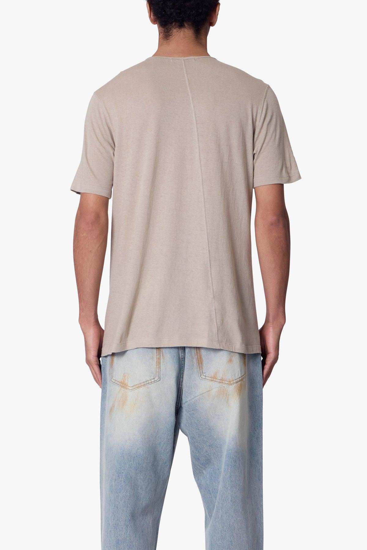 Sheer Crewneck Tee - Bone Product Image