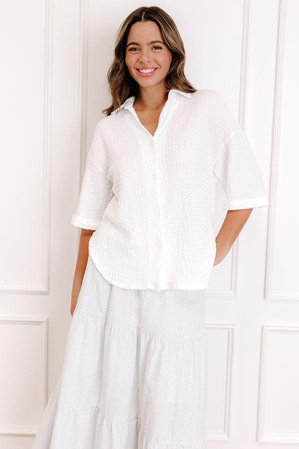 Sweet Coast Button Up Top Product Image