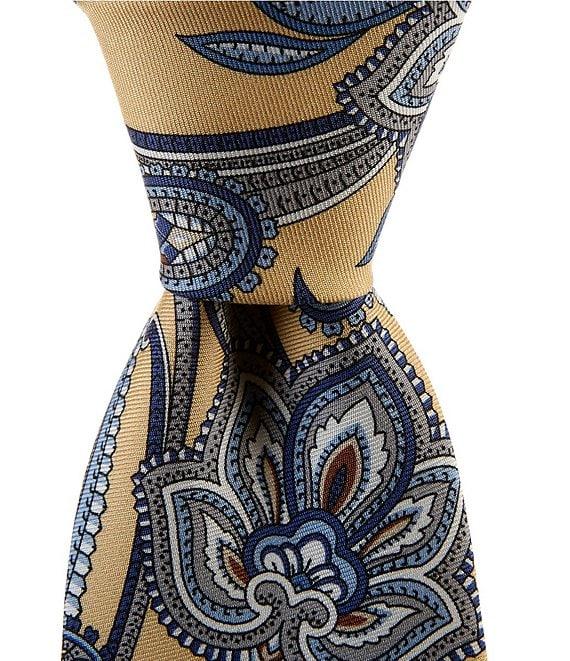 Cremieux Silas Paisley Print 3.4#double; Silk Tie Product Image