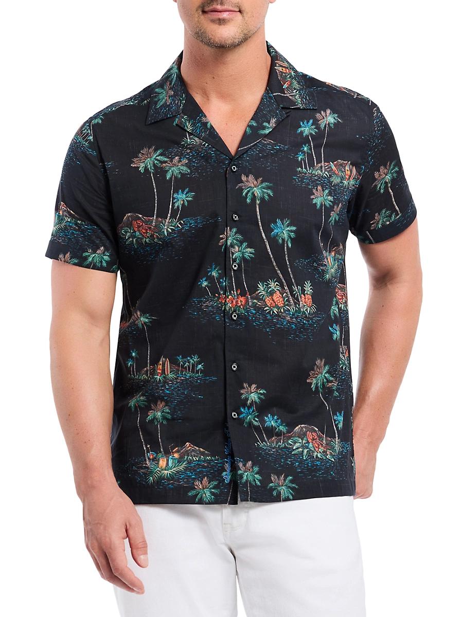 Mens Kauai Abstract Cotton Shirt Product Image