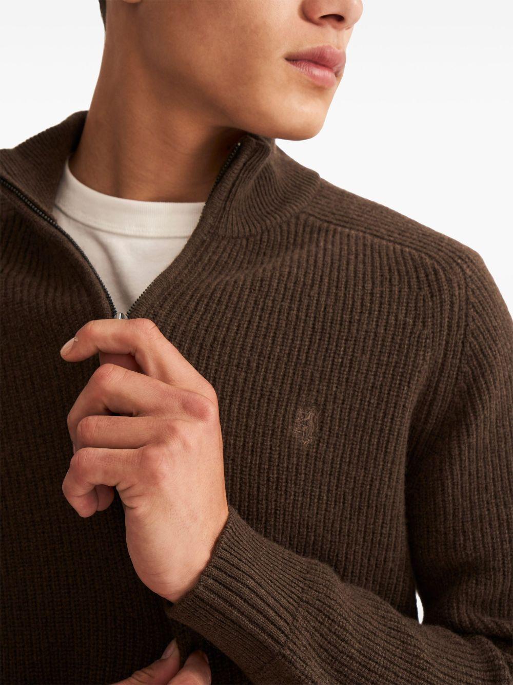 cable-knit wool sweater Product Image