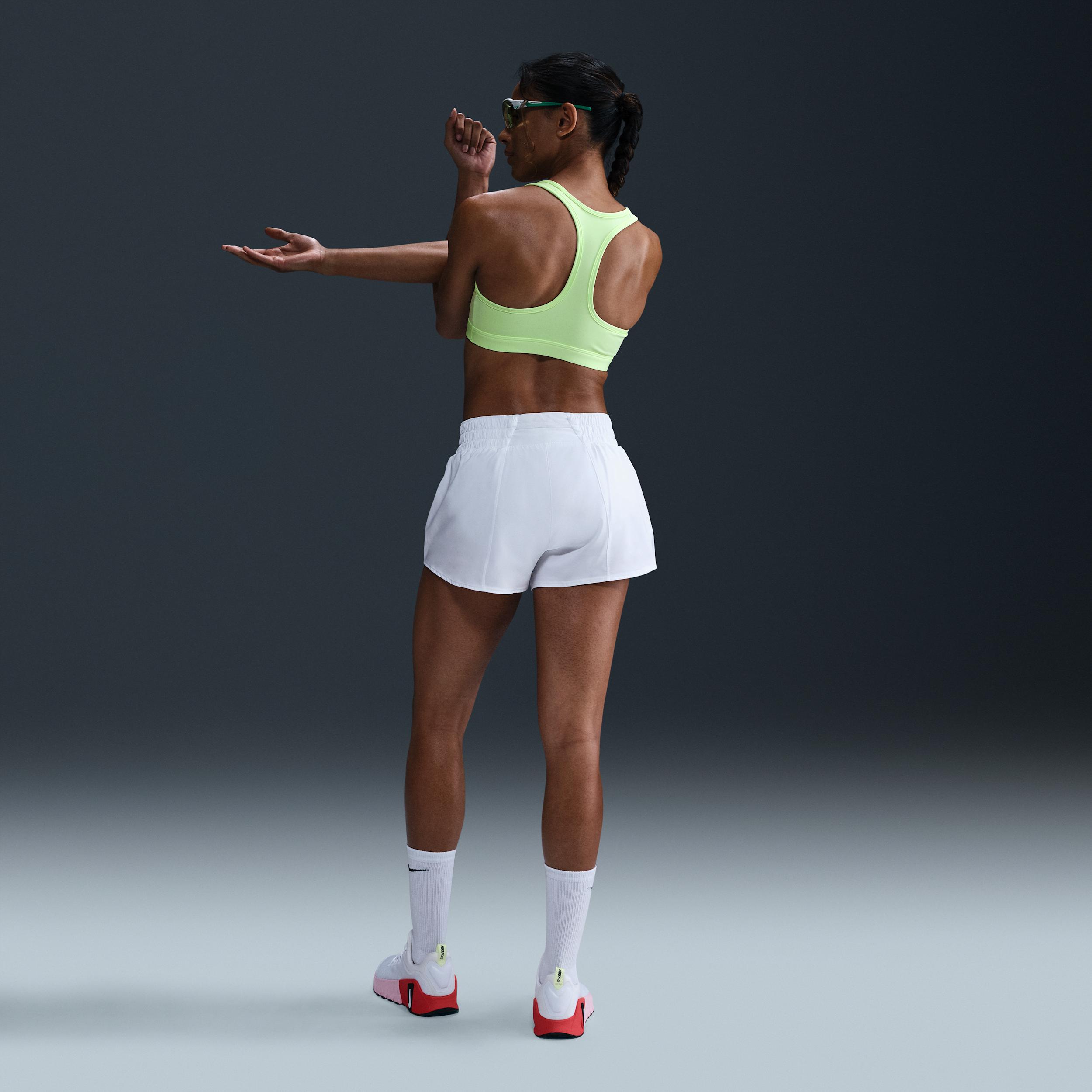 Nike Womens Swoosh Medium Support Padded Sports Bra | DX6821-701 Product Image