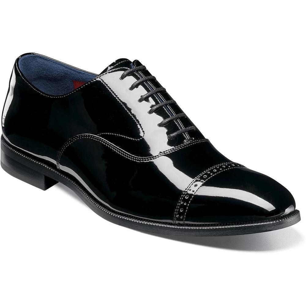 Stacy Adams Concorde II Mens Leather Cap-Toe Oxford Dress Shoes Product Image