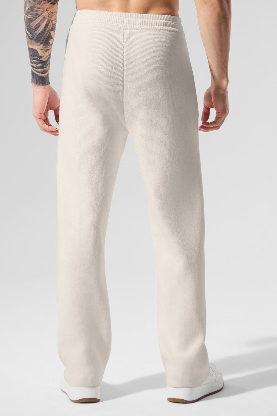 Scholar Straight Leg Sweatpant - Ivory Product Image