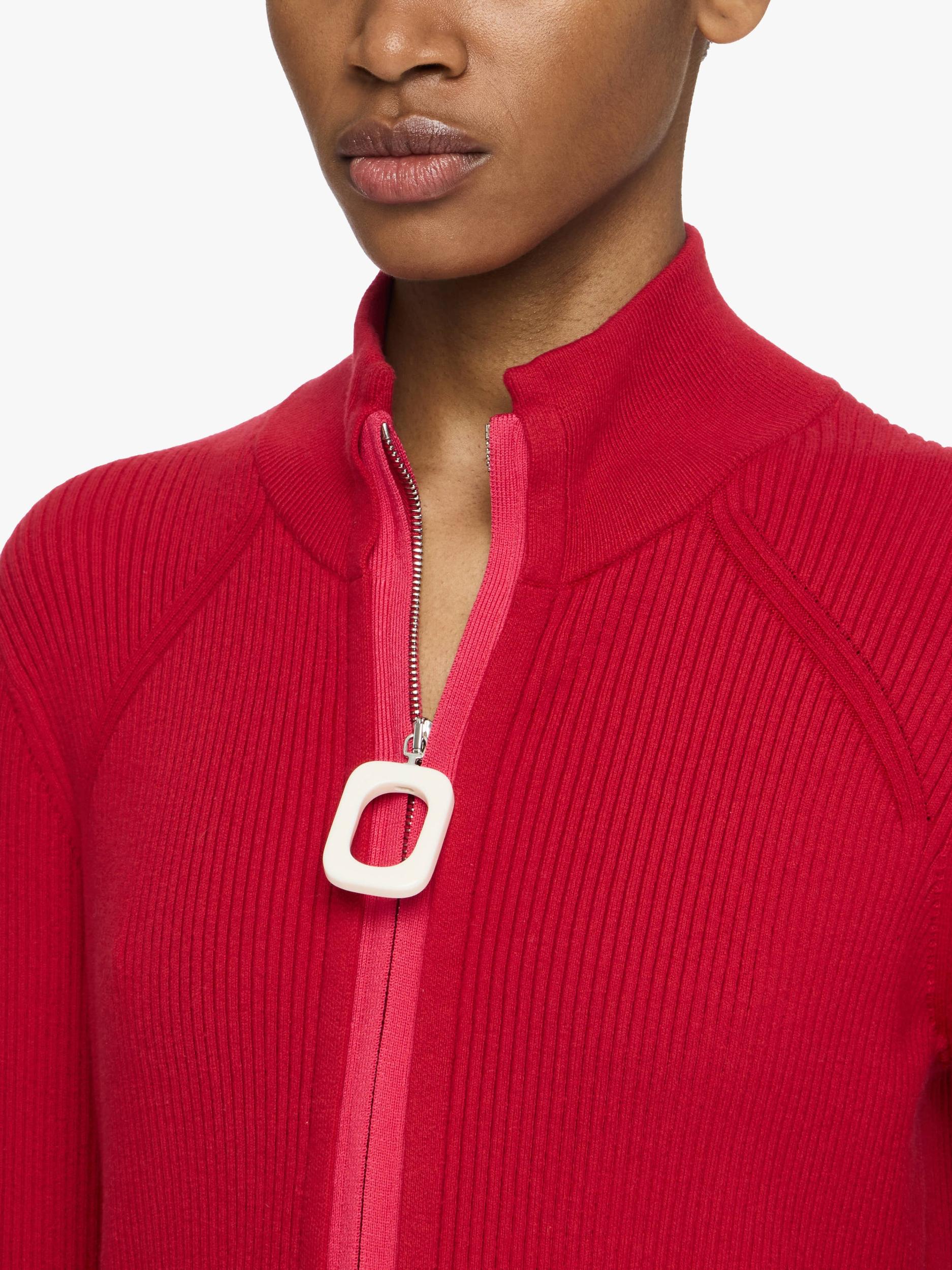 FITTED ZIP UP CARDIGAN Product Image