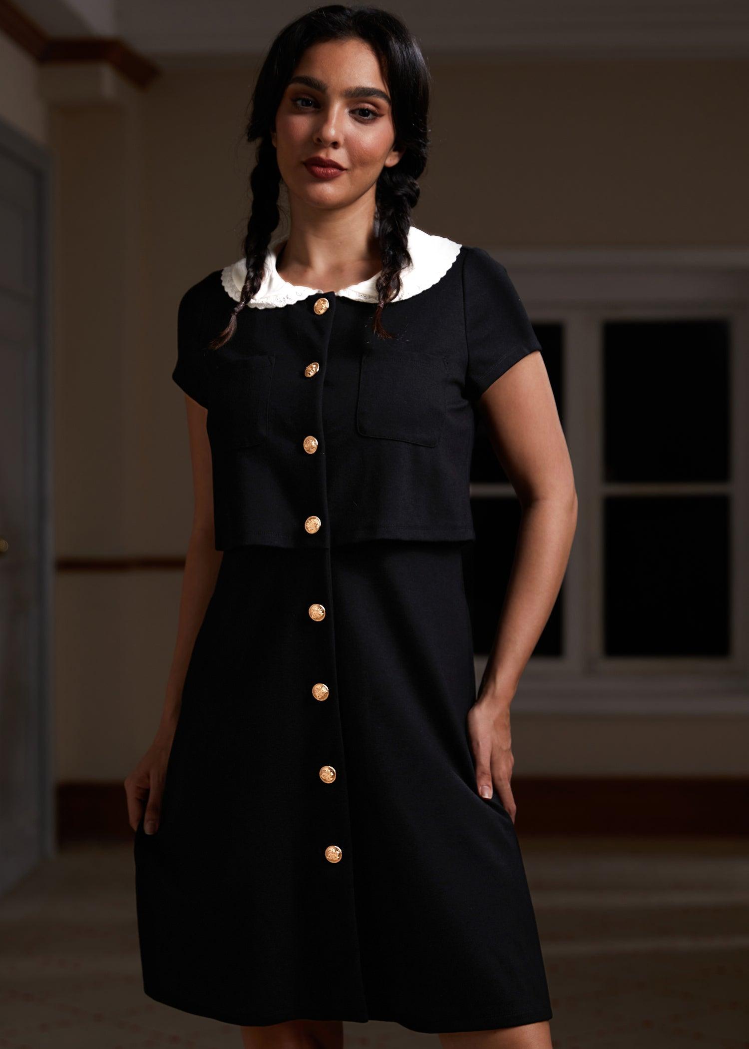 Falling for the Fall Equinox Collared Dress Product Image