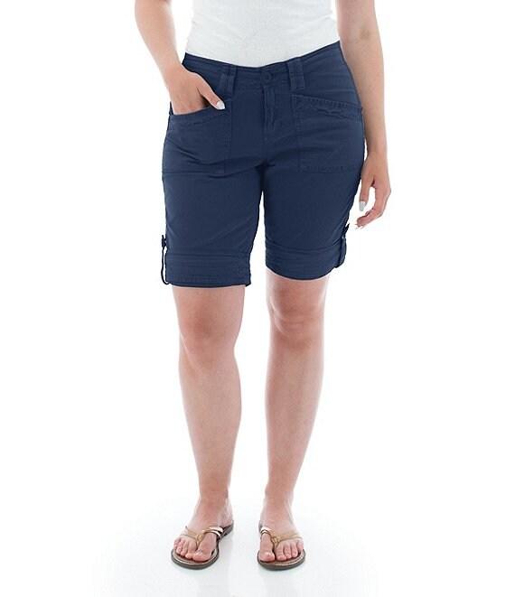 Aventura Arden V2 Organic Cotton Blend Twill Solid Bermuda Shorts Product Image
