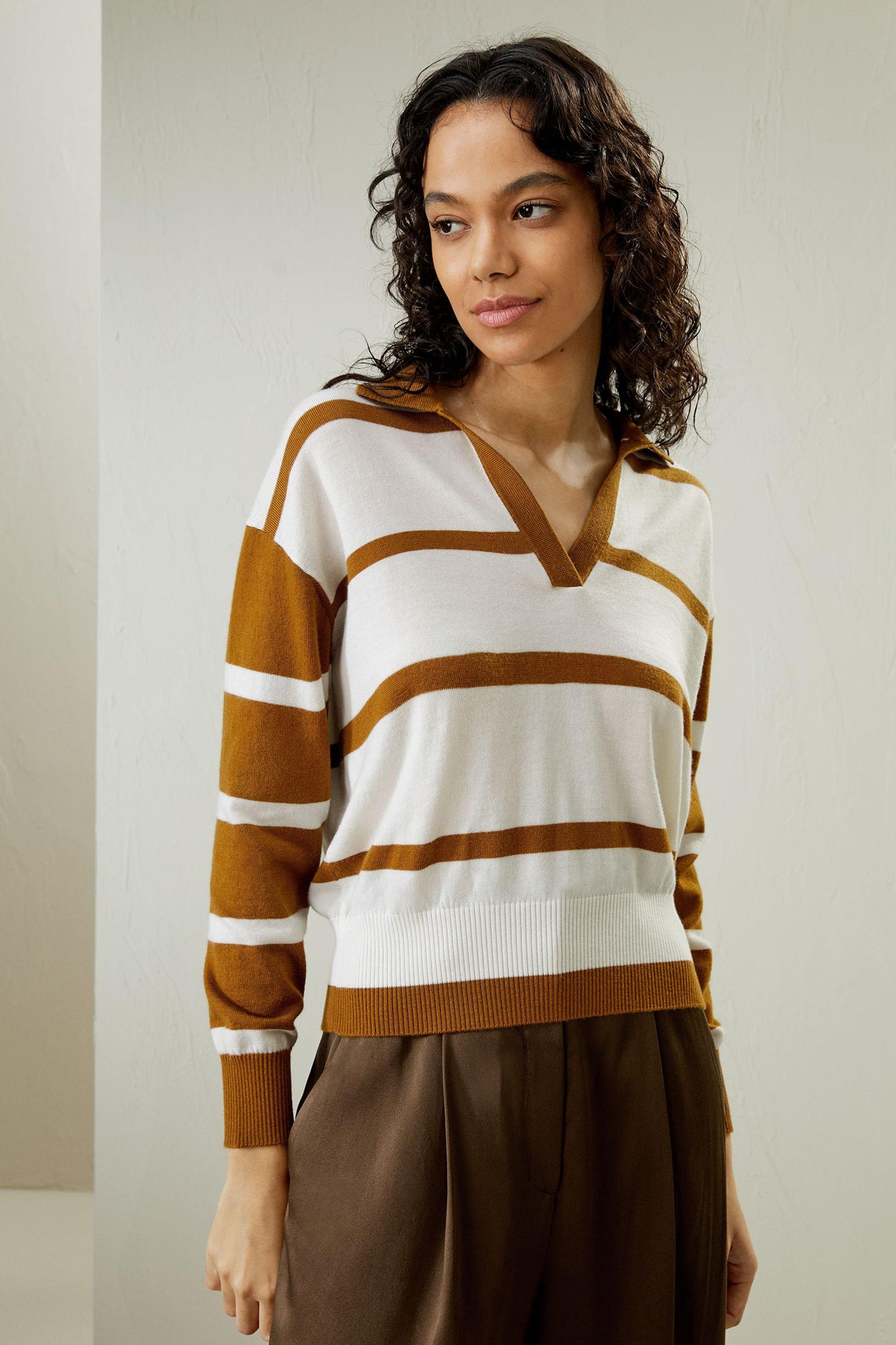 Merino Wool Sweater Polo Product Image